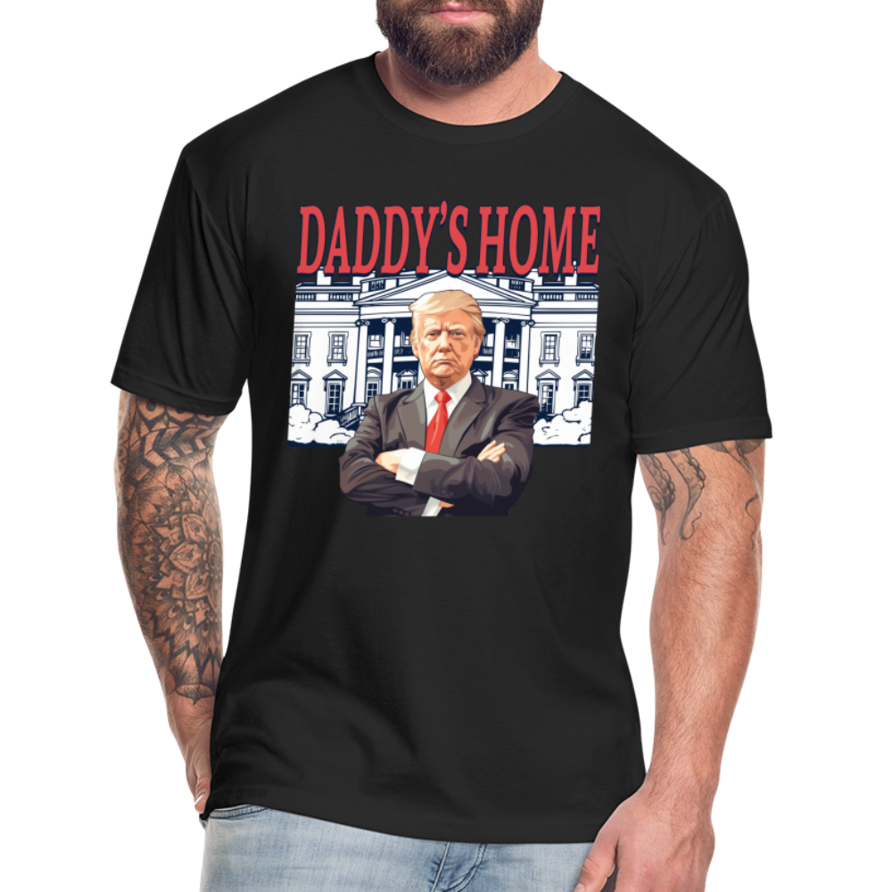 Daddys Home Trump Fitted Cotton/Poly Men's T-Shirt - black