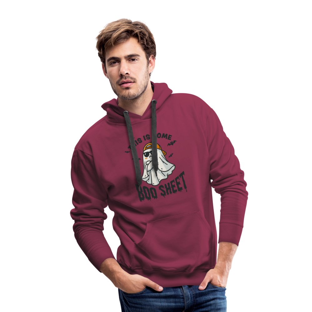 This is Some Boo Sheet: Funny Halloween Unisex Hoodie - burgundy