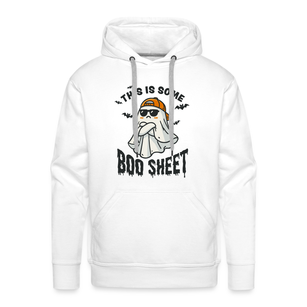 This is Some Boo Sheet: Funny Halloween Unisex Hoodie - white