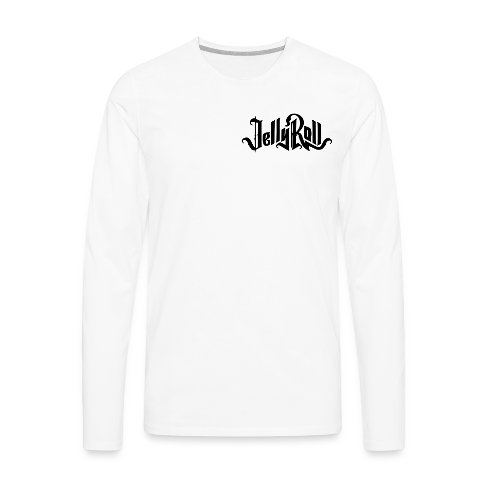 JellyRoll Men's long sleeve shirt - white