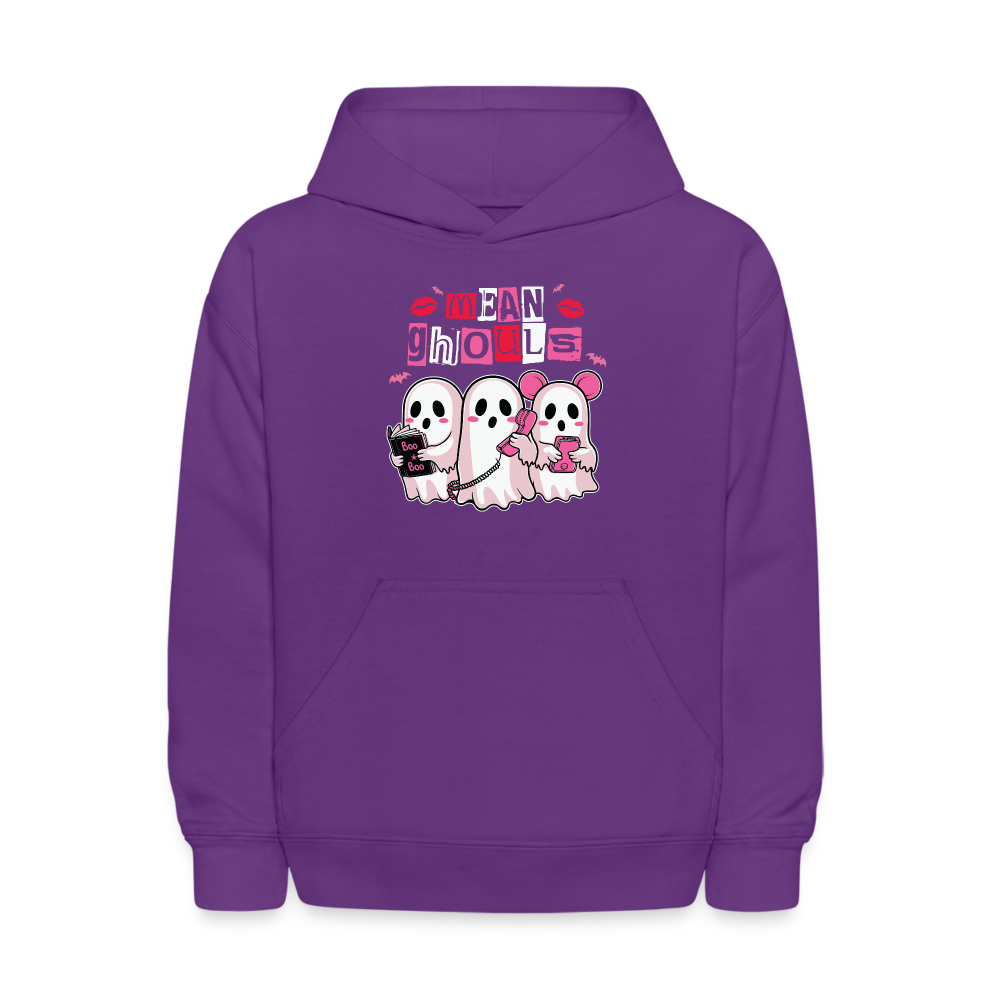 Mean Ghouls Halloween Kids' Hoodie - purple