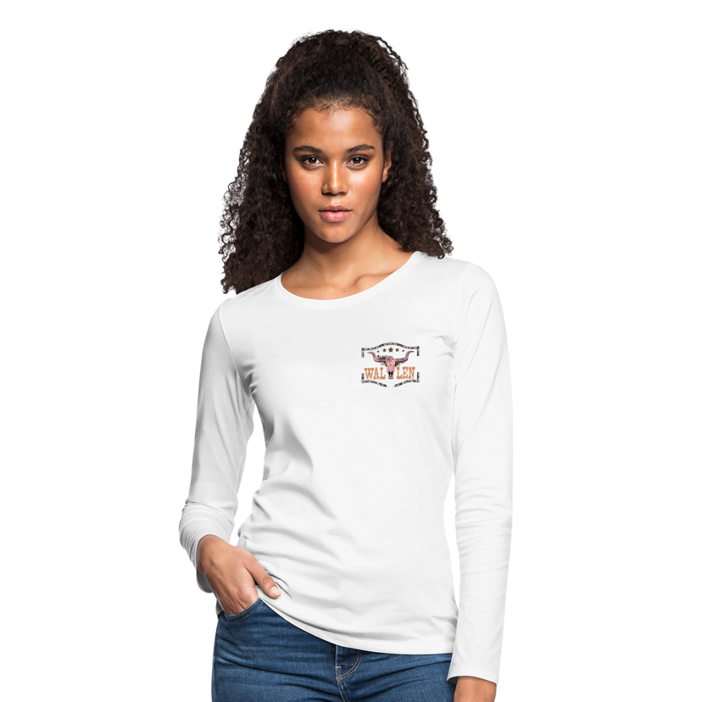 Morgan Wallen Playlist Women's Premium Long Sleeve T-Shirt - white