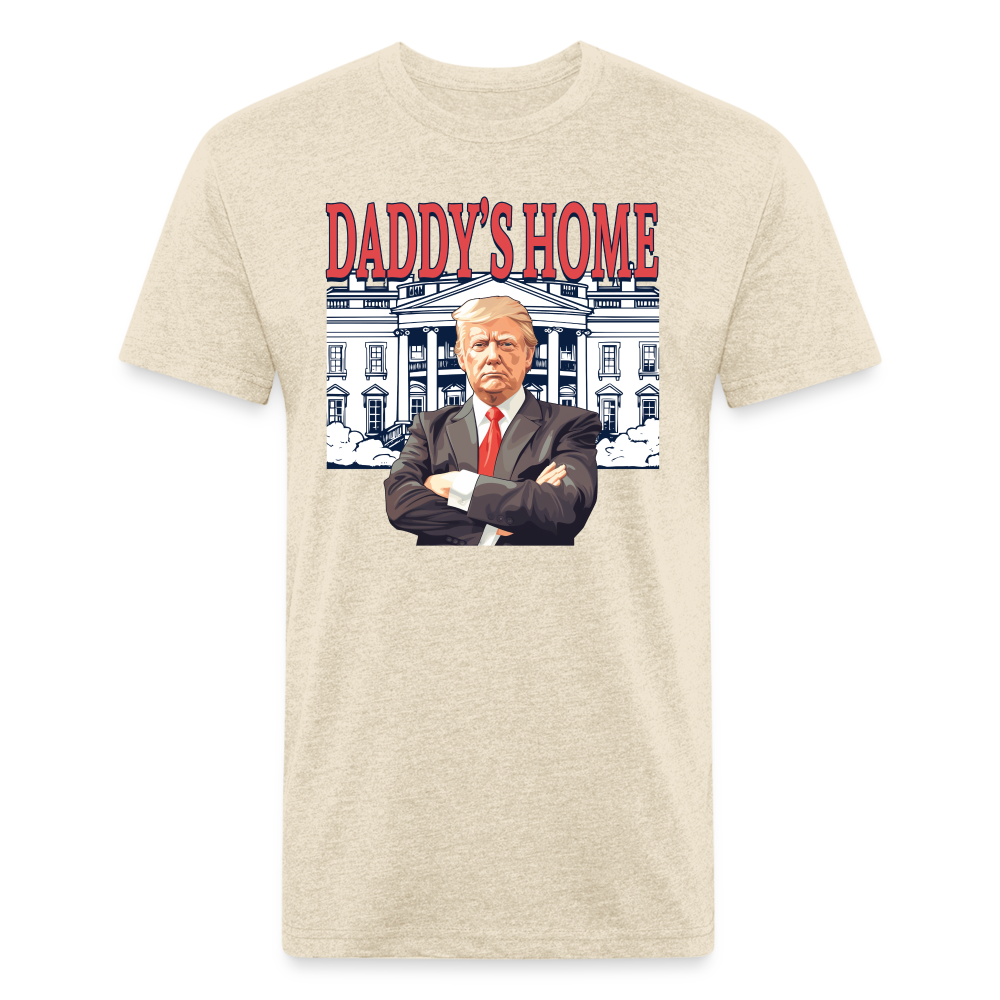 Daddys Home Trump Fitted Cotton/Poly Men's T-Shirt - heather cream