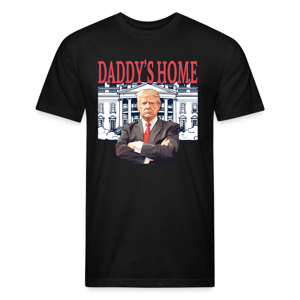 Daddys Home Trump Fitted Cotton/Poly Men's T-Shirt - black