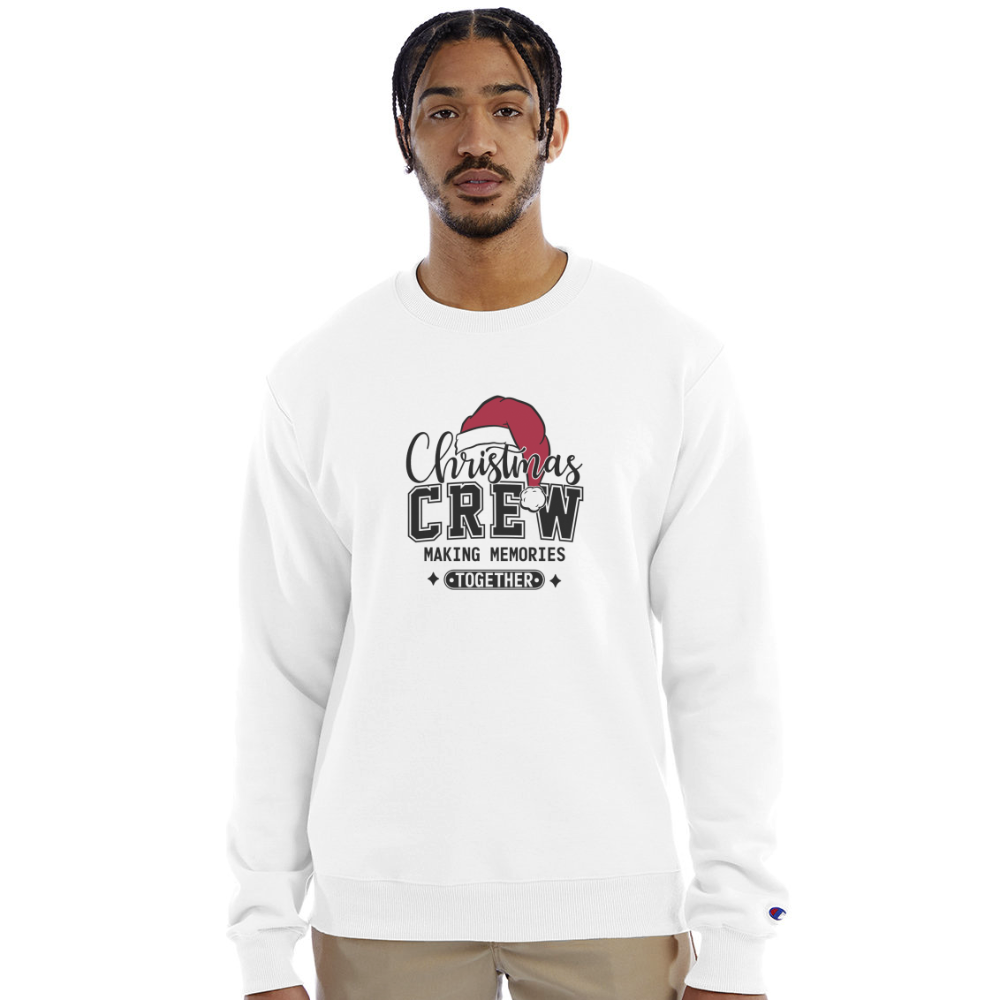 Christmas Crew Family Sweater - white