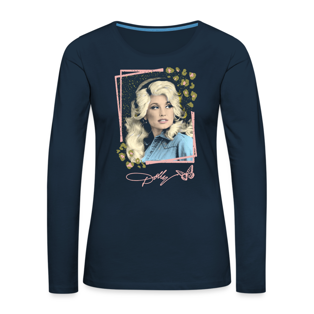 Dolly Women's Long Sleeve T-Shirt - deep navy