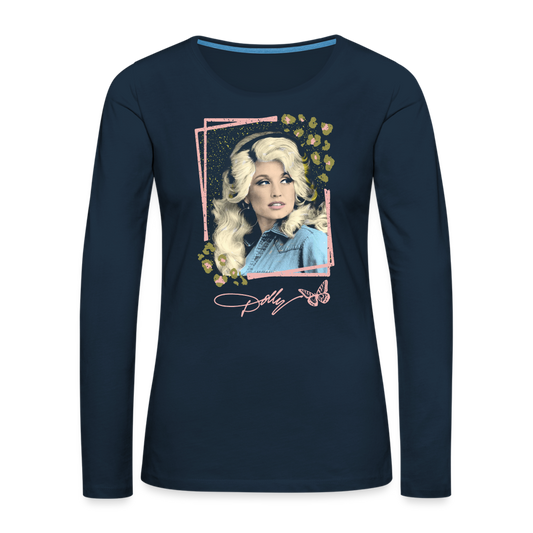 Dolly Women's Long Sleeve T-Shirt - deep navy