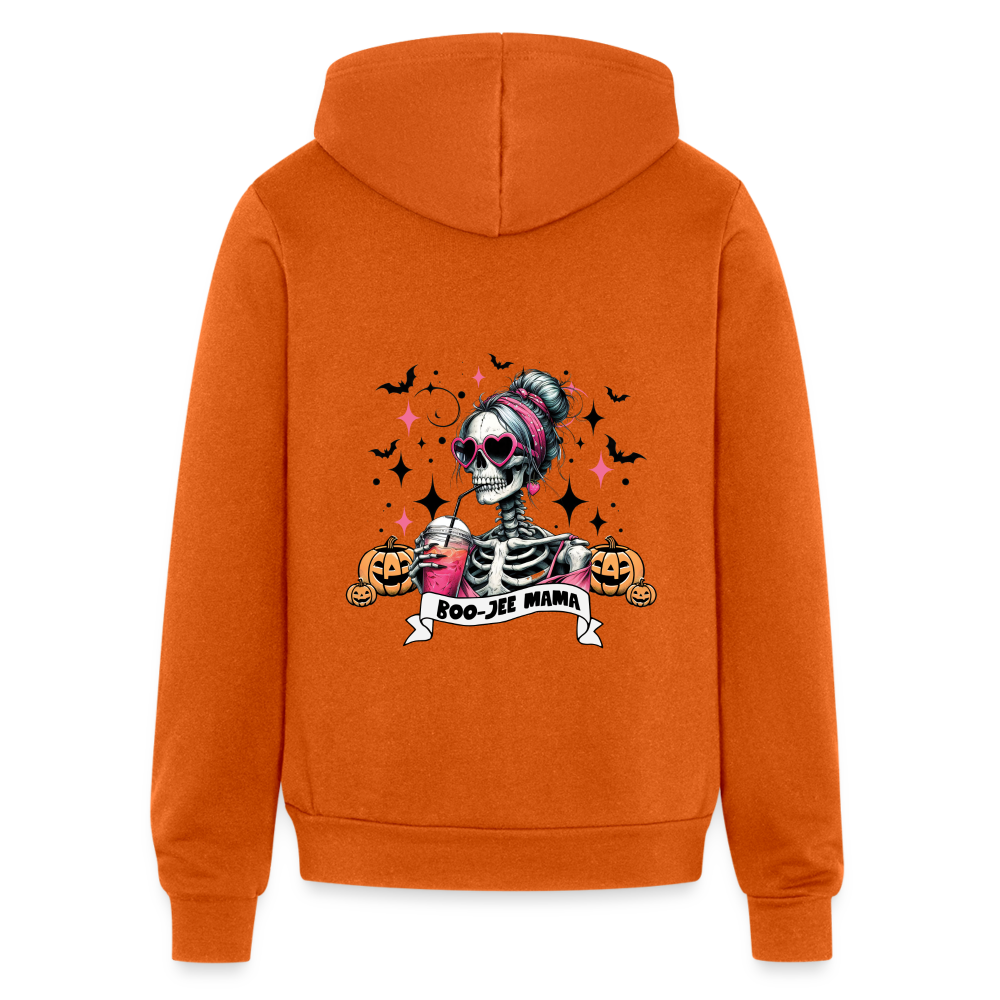 Boo-Jee Mama Halloween Full Zip Hoodie - autumn