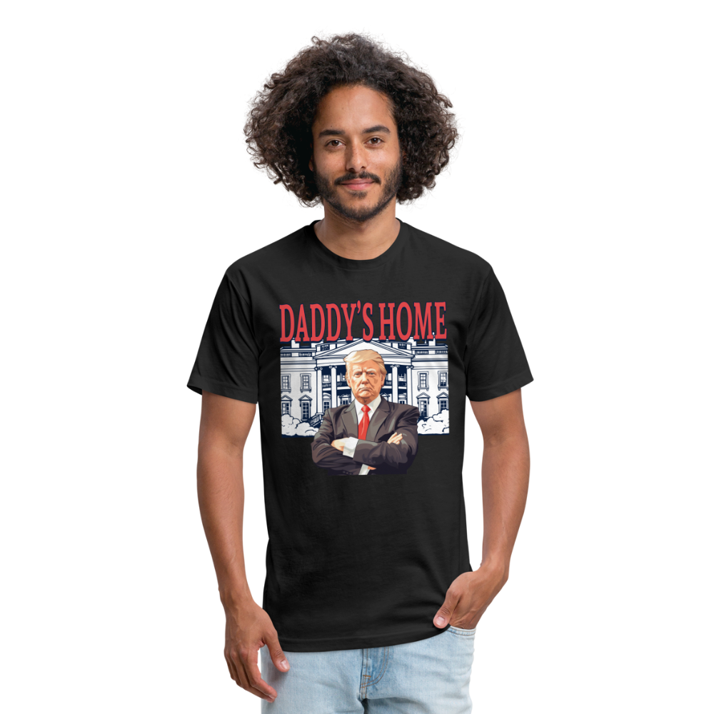 Daddys Home Trump Fitted Cotton/Poly Men's T-Shirt - black