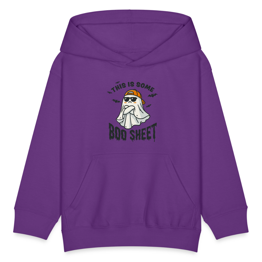 Boo Sheet Halloween Kids' Hoodie - purple