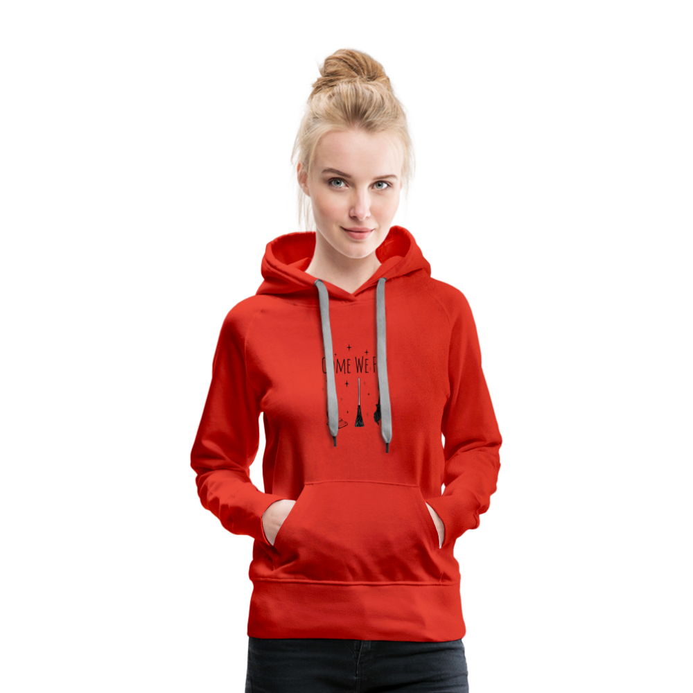 Women's Hocus Pocus: Come we Fly Hoodie - red