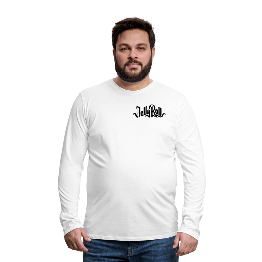 JellyRoll Men's long sleeve shirt - white