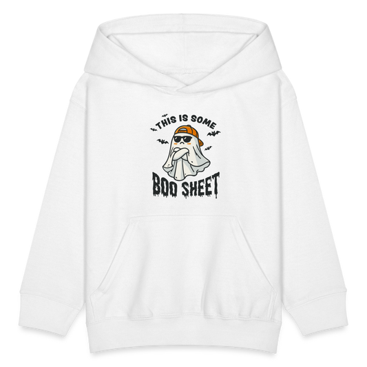 Boo Sheet Halloween Kids' Hoodie - white