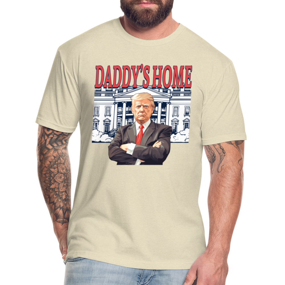 Daddys Home Trump Fitted Cotton/Poly Men's T-Shirt - heather cream