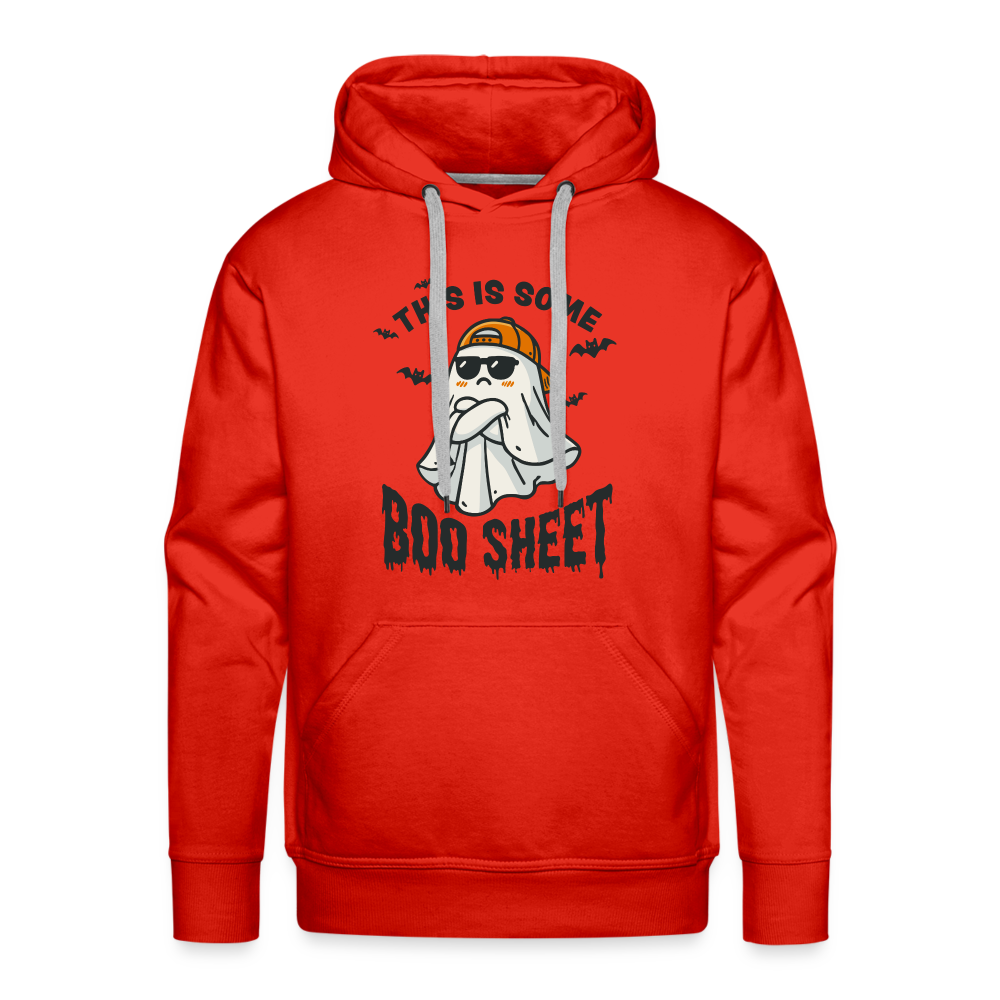 This is Some Boo Sheet: Funny Halloween Unisex Hoodie - red