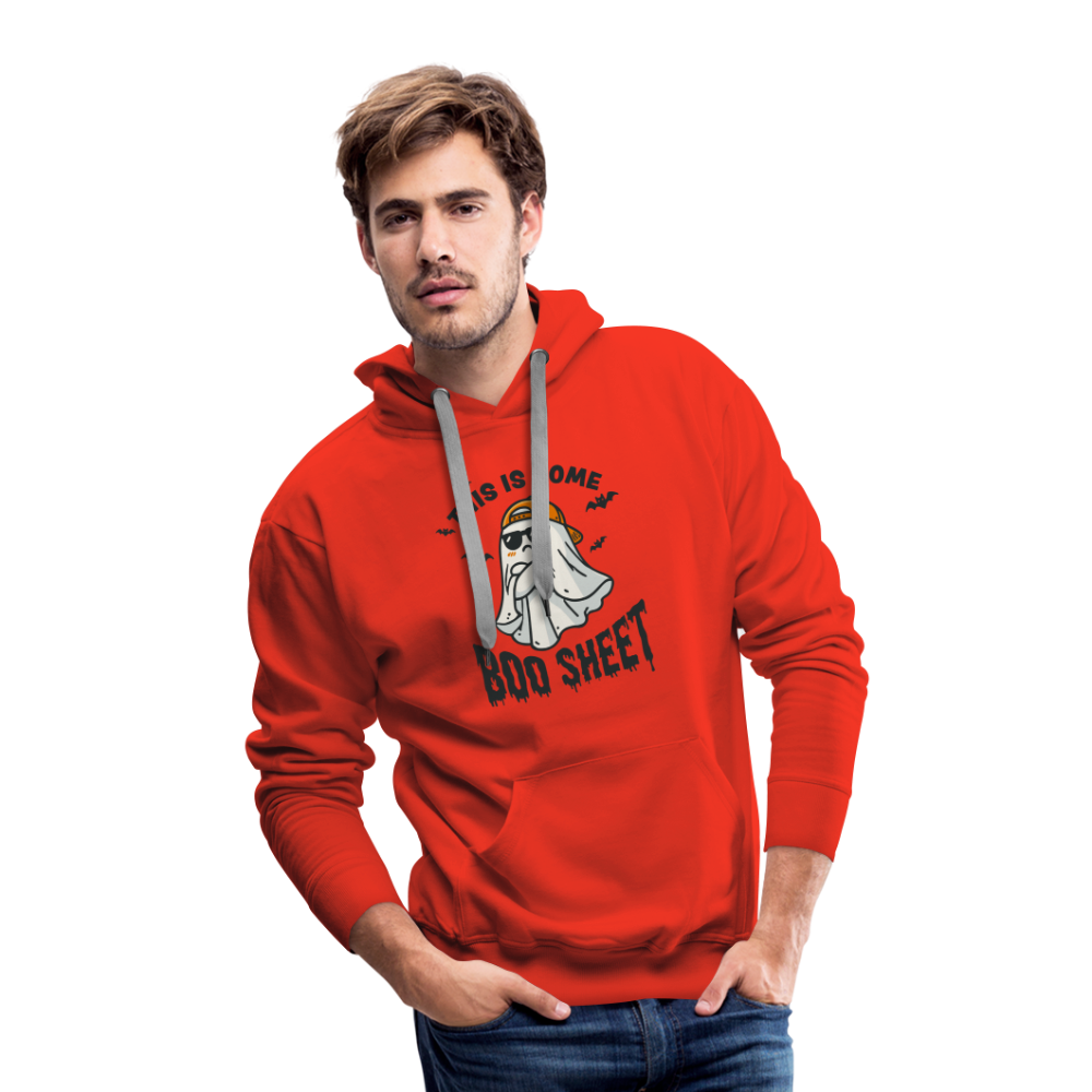 This is Some Boo Sheet: Funny Halloween Unisex Hoodie - red