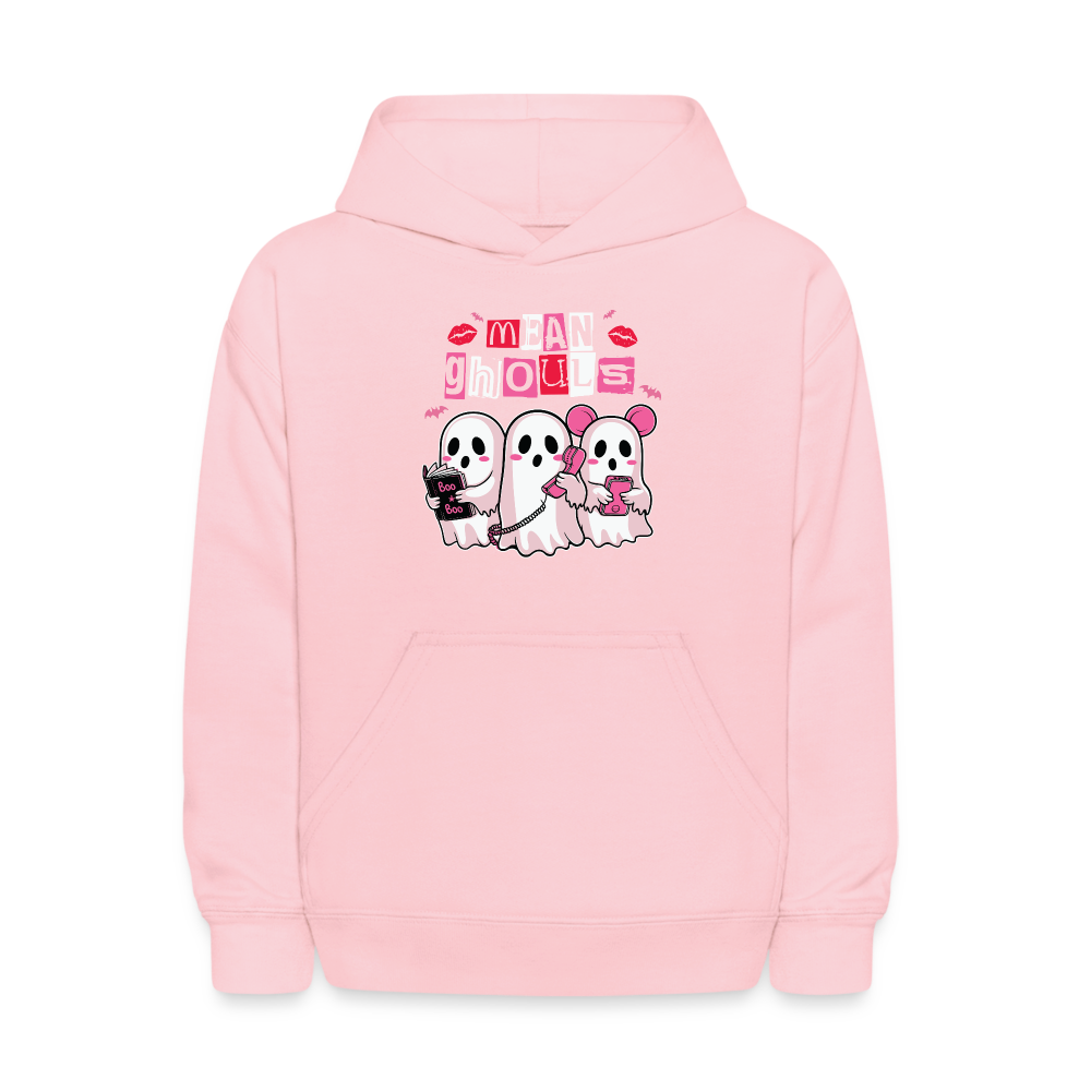 Mean Ghouls Halloween Kids' Hoodie - pink