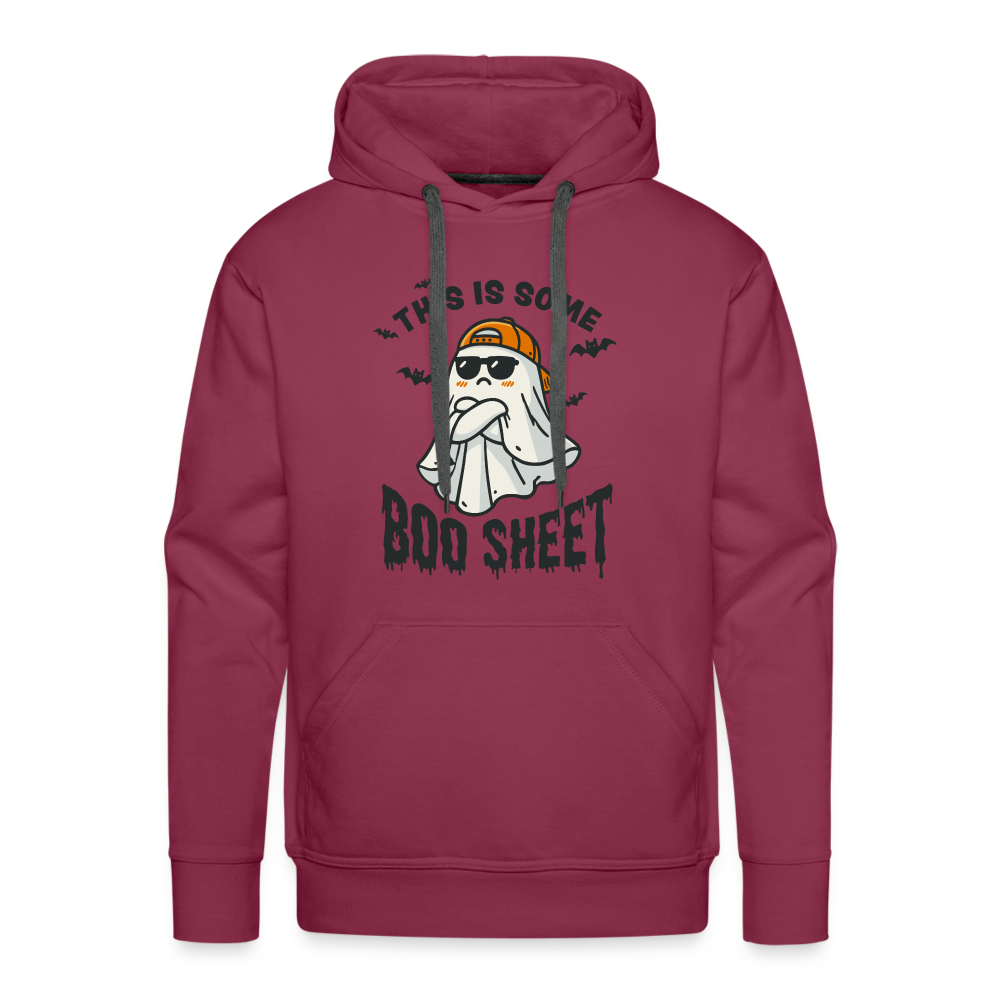 This is Some Boo Sheet: Funny Halloween Unisex Hoodie - burgundy