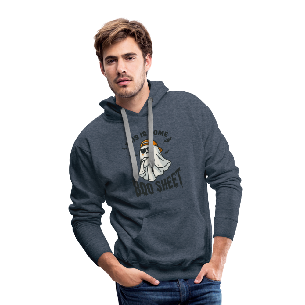 This is Some Boo Sheet: Funny Halloween Unisex Hoodie - heather denim