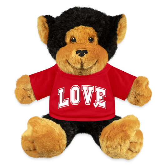 Valentine’s Love Monkey Plush - red