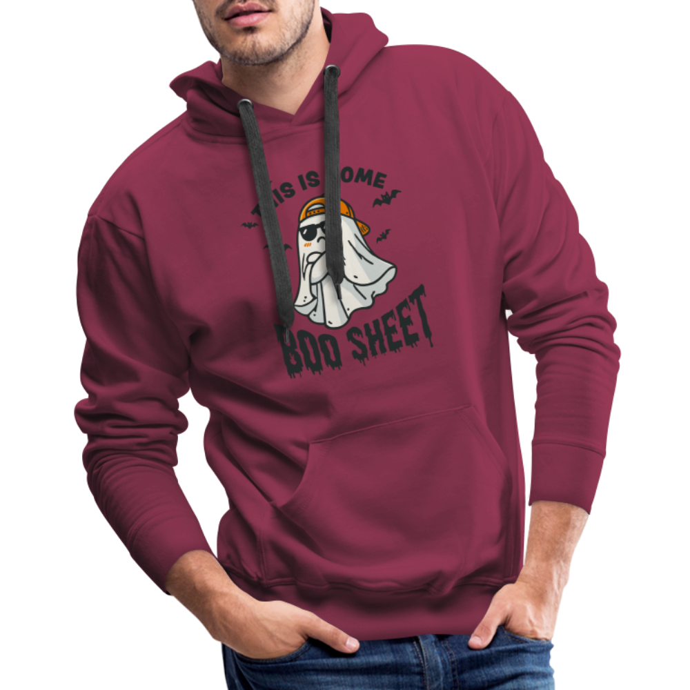 This is Some Boo Sheet: Funny Halloween Unisex Hoodie - burgundy