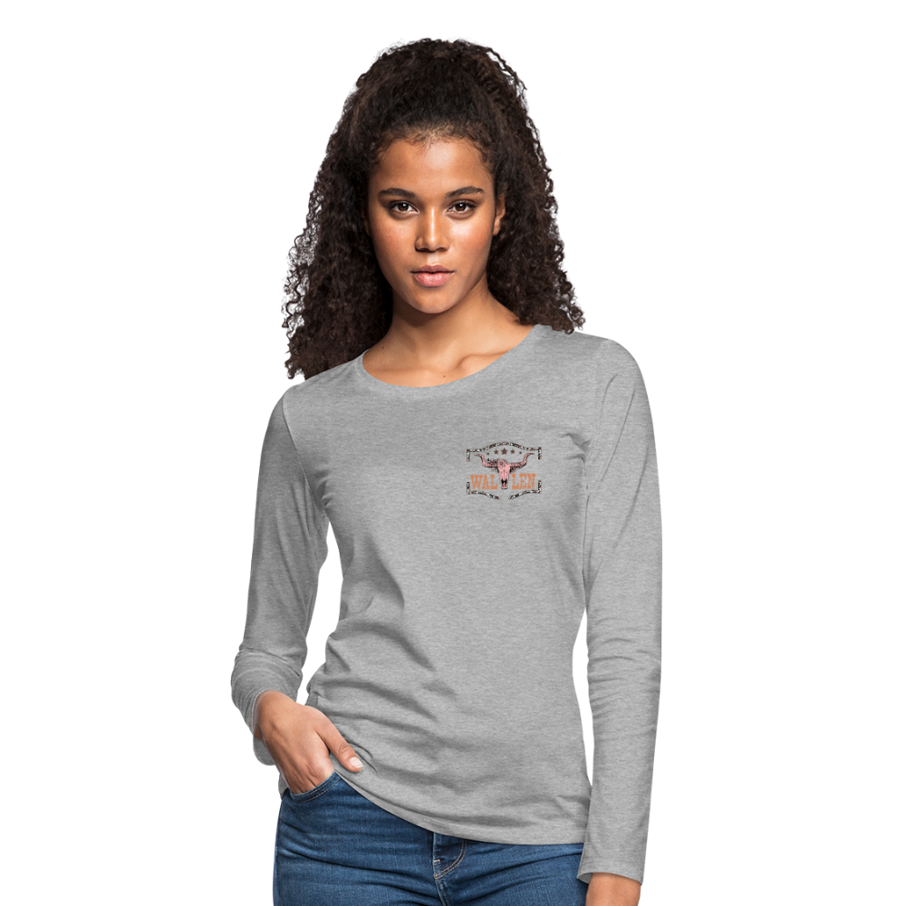 Morgan Wallen Playlist Women's Premium Long Sleeve T-Shirt - heather gray