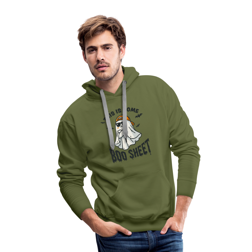 This is Some Boo Sheet: Funny Halloween Unisex Hoodie - olive green