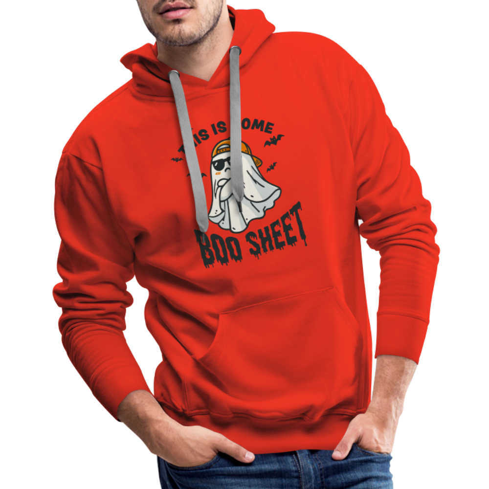 This is Some Boo Sheet: Funny Halloween Unisex Hoodie - red