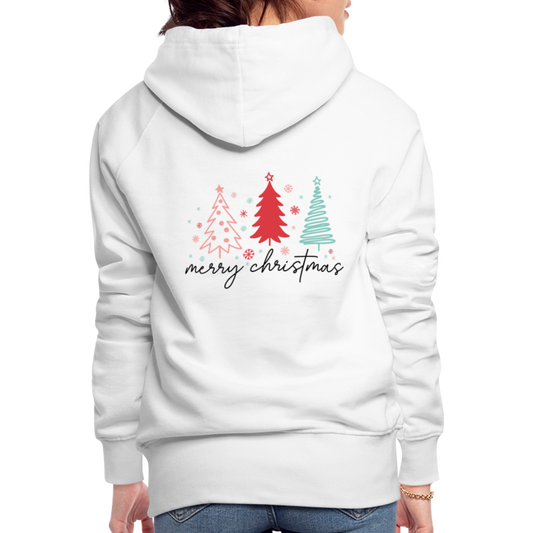 Christmas Vibes Women’s Premium Hoodie - white