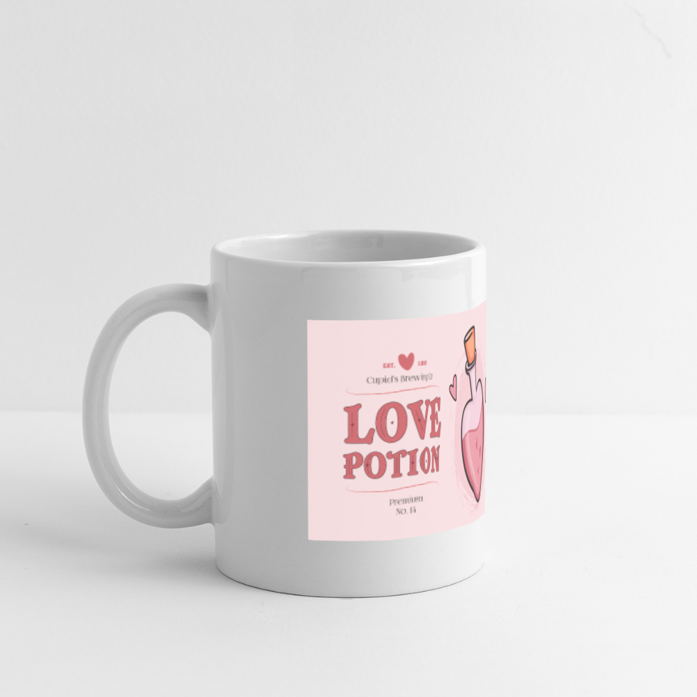 Love Potion Panoramic Mug - white