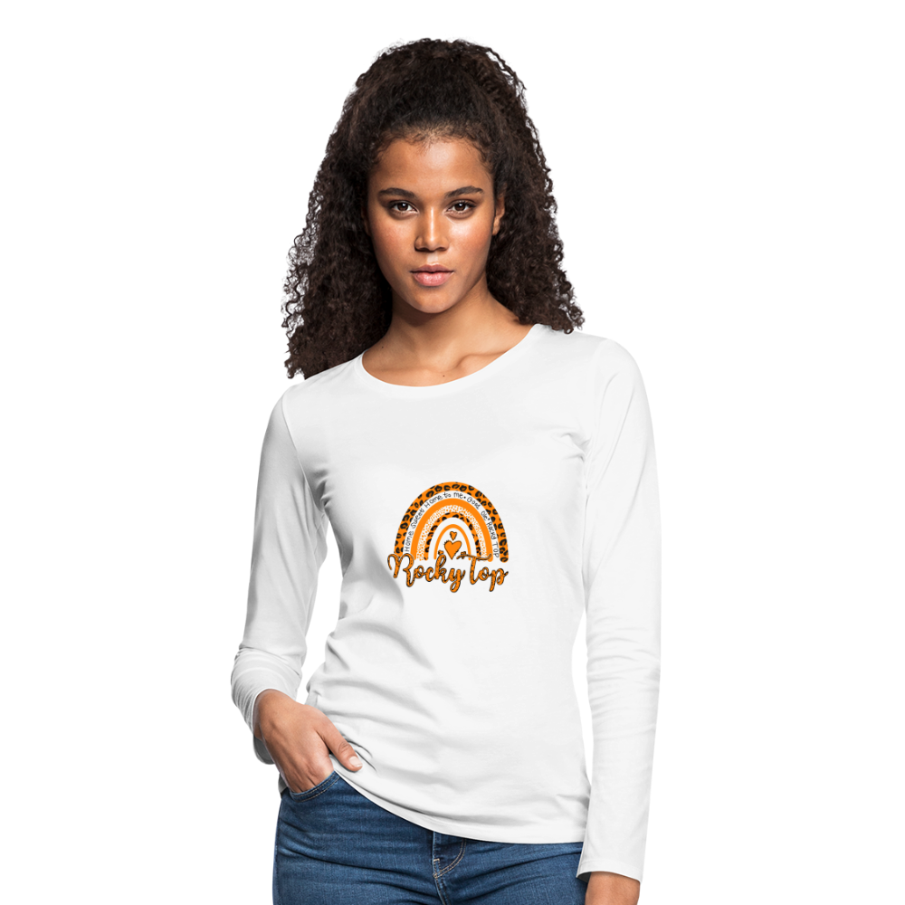 Rocky Top Women's Premium Long Sleeve T-Shirt - white