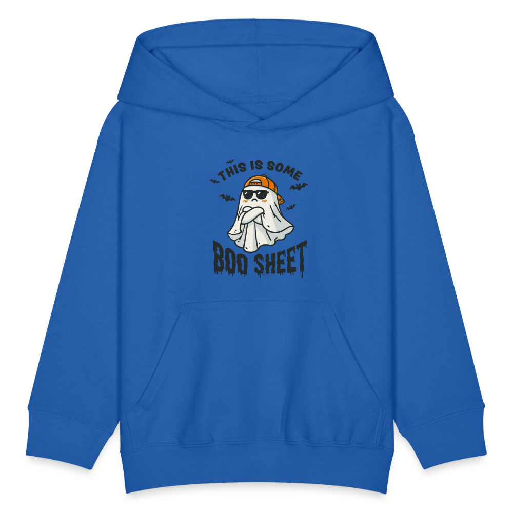 Boo Sheet Halloween Kids' Hoodie - royal blue