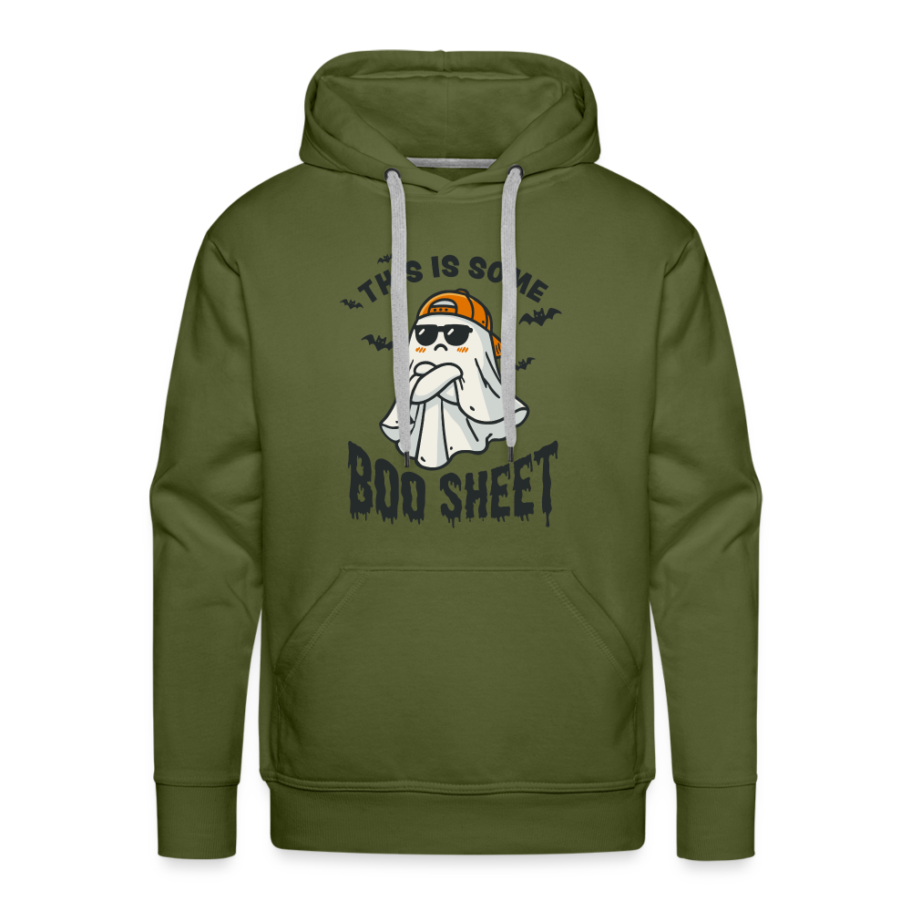 This is Some Boo Sheet: Funny Halloween Unisex Hoodie - olive green