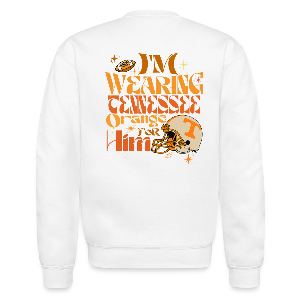 Tennessee Orange Crewneck Sweatshirt - white