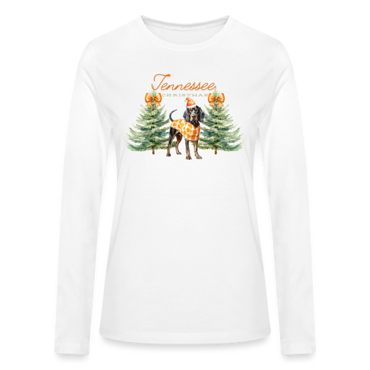 Tennessee Christmas Women's Long Sleeve T-Shirt - white