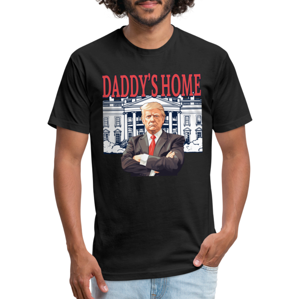 Daddys Home Trump Fitted Cotton/Poly Men's T-Shirt - black