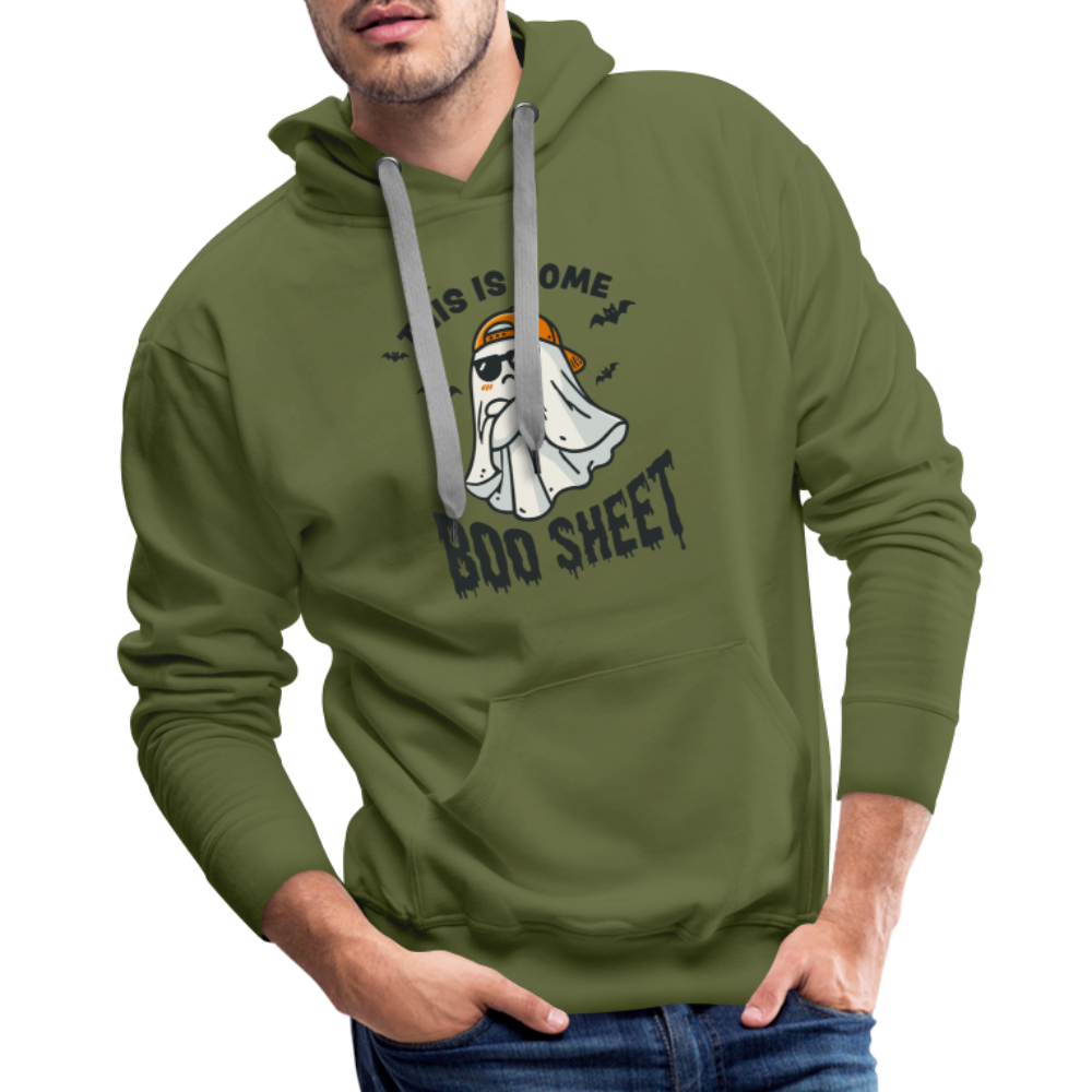 This is Some Boo Sheet: Funny Halloween Unisex Hoodie - olive green